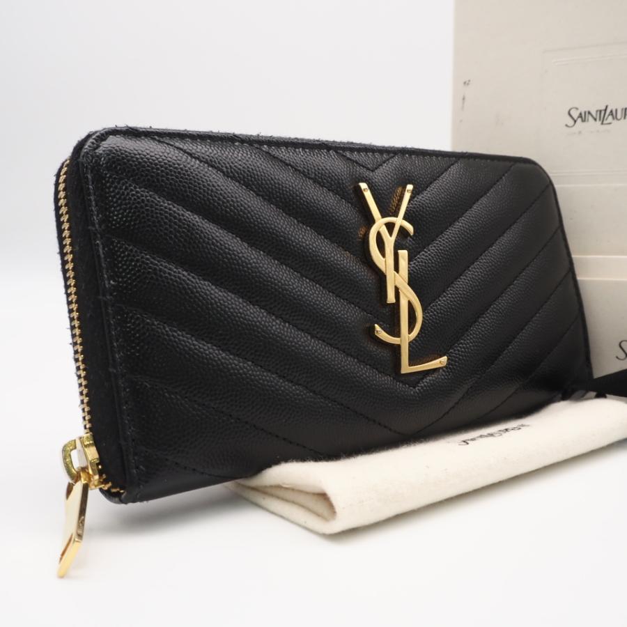 ☆3日以内返品可☆ 美品 SAINT LAURENT サンローラン カーフレザー