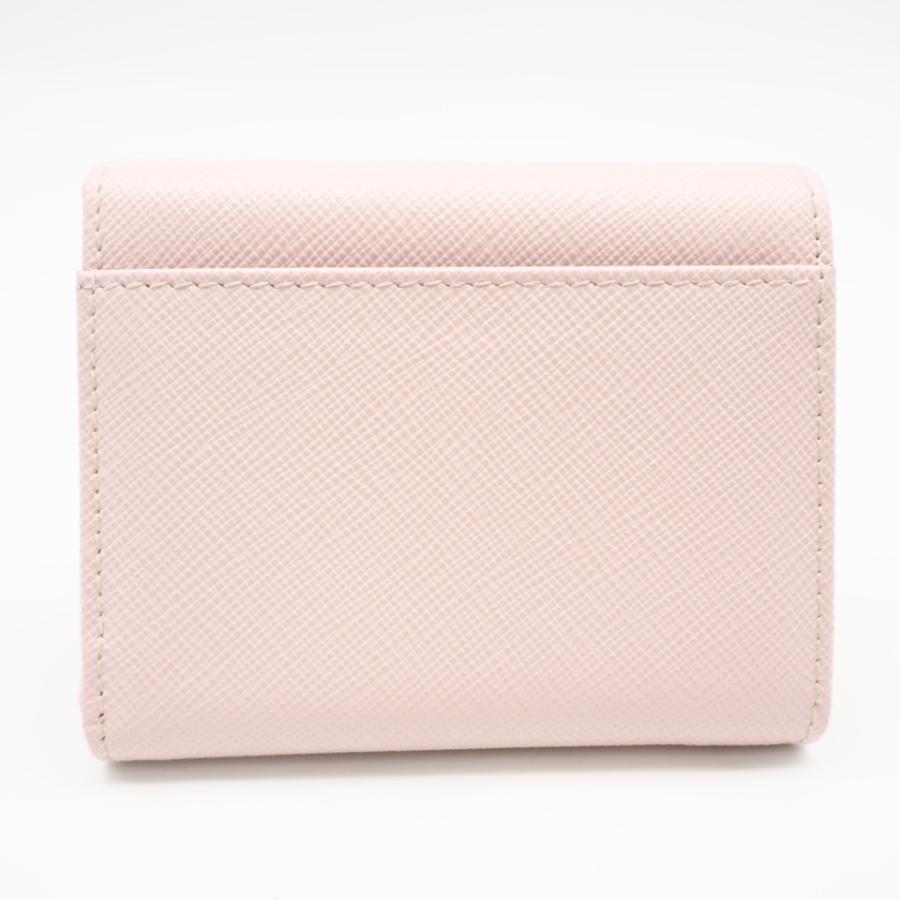 ★3日以内返品可★ 美品 PRADA プラダ サフィアーノ トライアングル 財布 アラバスターピンク 1MH043 三つ折り財布 | PRADA | 02