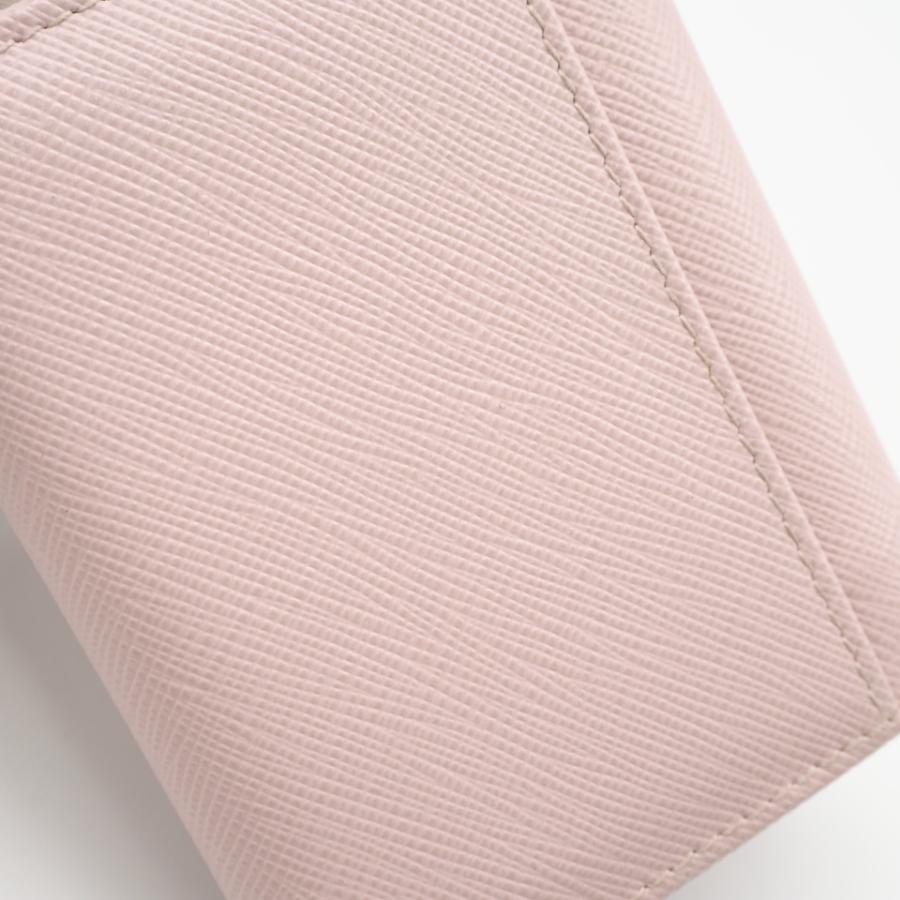 ★3日以内返品可★ 美品 PRADA プラダ サフィアーノ トライアングル 財布 アラバスターピンク 1MH043 三つ折り財布 | PRADA | 04
