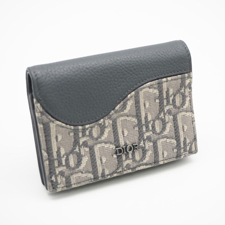 ★3日以内返品可★ 美品 Dior ディオール ディオールオブリーク Dior サドル ビジネスカードホルダー | 