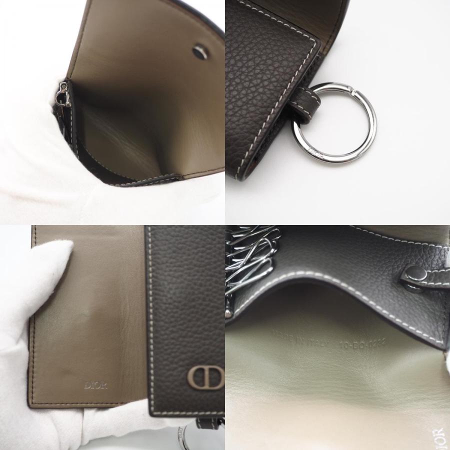 【新品未使用】Dior キーケース　CD Icon グレインドカーフスキン ☆3日以内返品可☆ 美品 Dior ディオール CD Icon グレインドカーフ