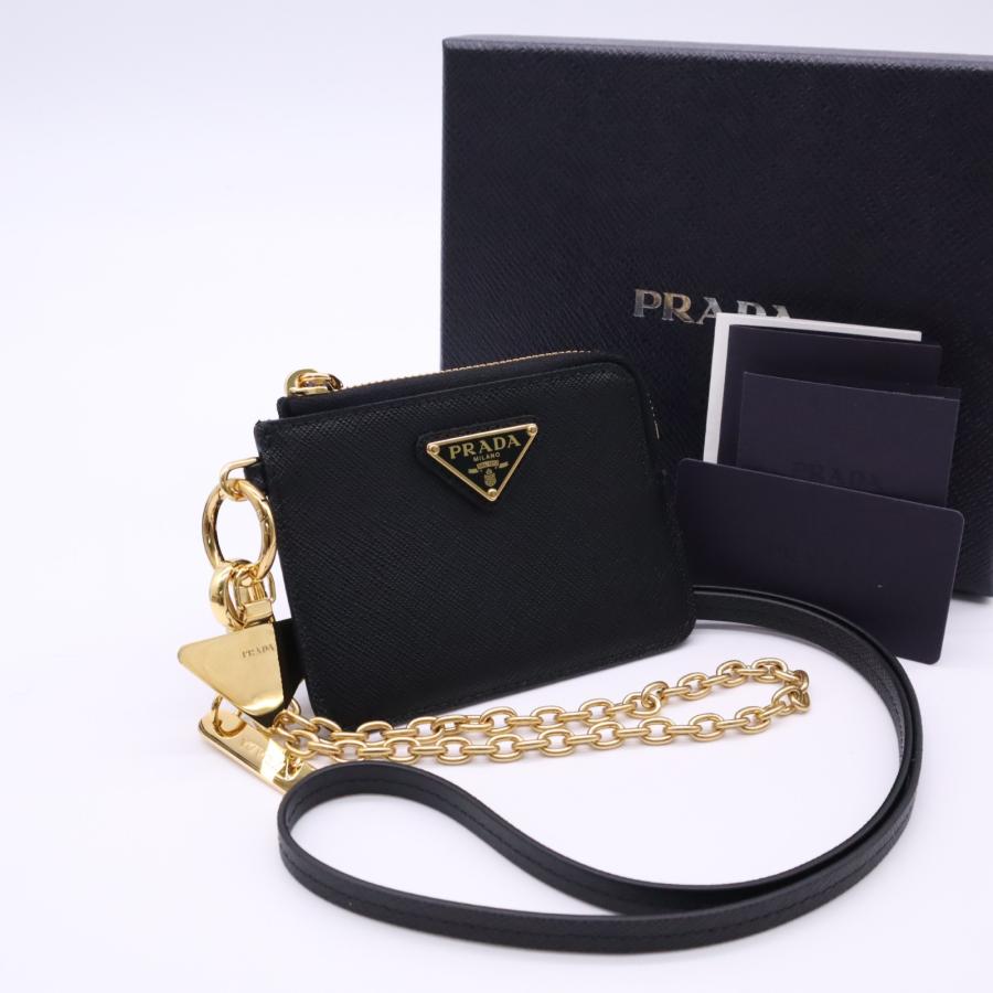 ★3日以内返品可★ 未使用 PRADA プラダ サフィアーノ トライアングルロゴ カードホルダー 1MC127 カードケース | PRADA