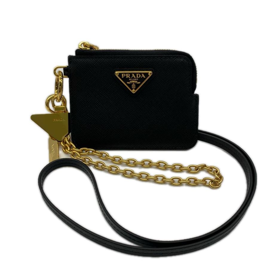 ★3日以内返品可★ 未使用 PRADA プラダ サフィアーノ トライアングルロゴ カードホルダー 1MC127 カードケース | PRADA | 01