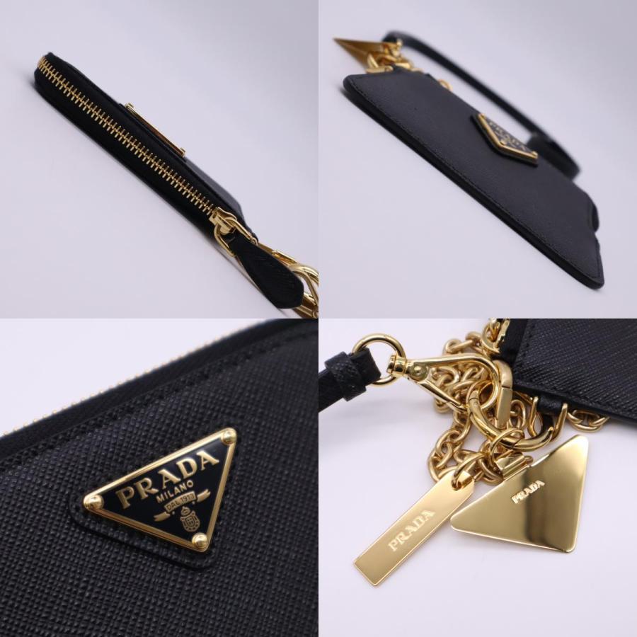 ★3日以内返品可★ 未使用 PRADA プラダ サフィアーノ トライアングルロゴ カードホルダー 1MC127 カードケース | PRADA | 07