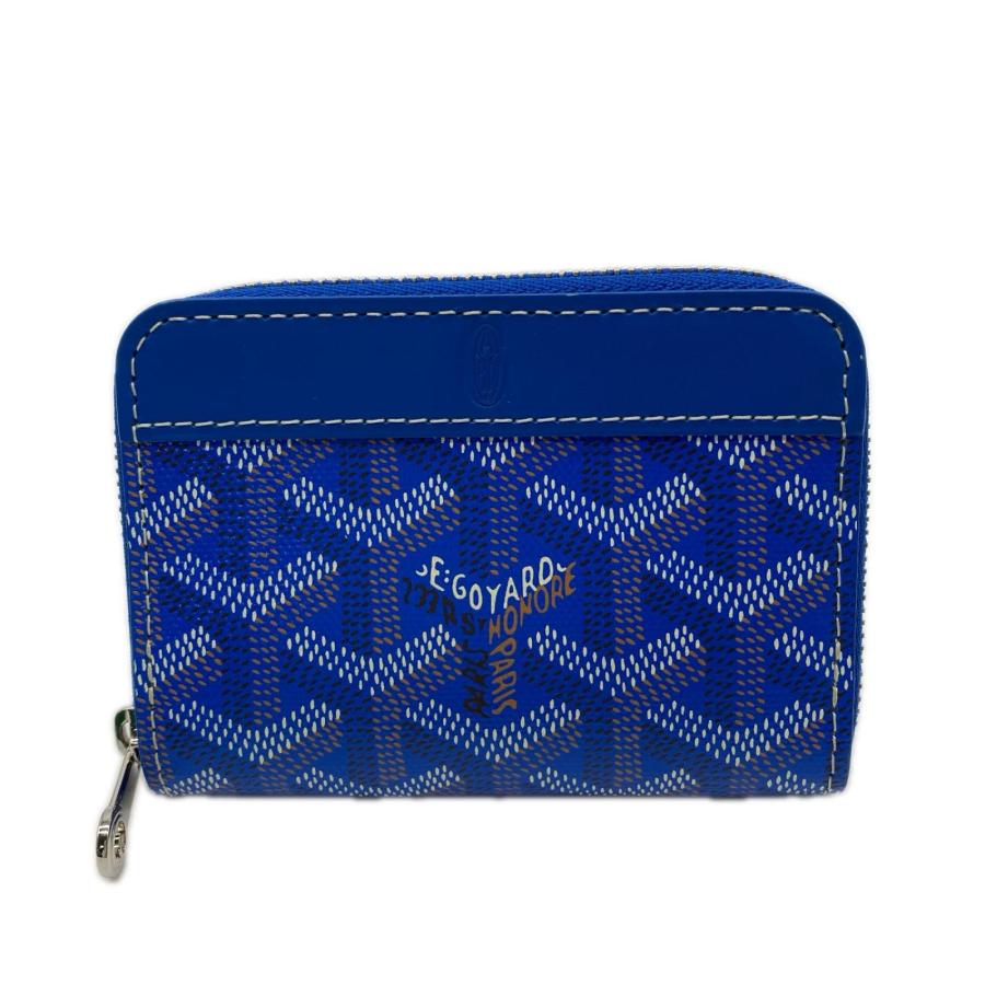 ★3日以内返品可★ 極美品 GOYARD ゴヤール マティニョン ミニ ウォレット ブルー MATIGNMINTY09CL09P | GOYARD | 01