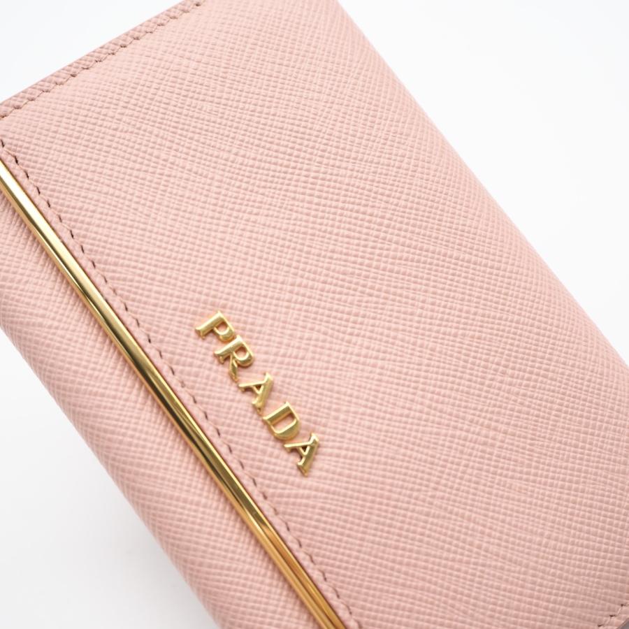 ★3日以内返品可★ 美品 PRADA プラダ サフィアーノ レザー カードケース - カードケース ピンクベージュ サフィアーノ | PRADA | 04