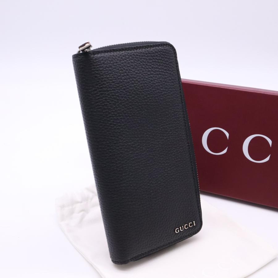 GUCCI（グッチ） ☆3日以内返品可☆ 未使用 レザー ロゴ ジップ