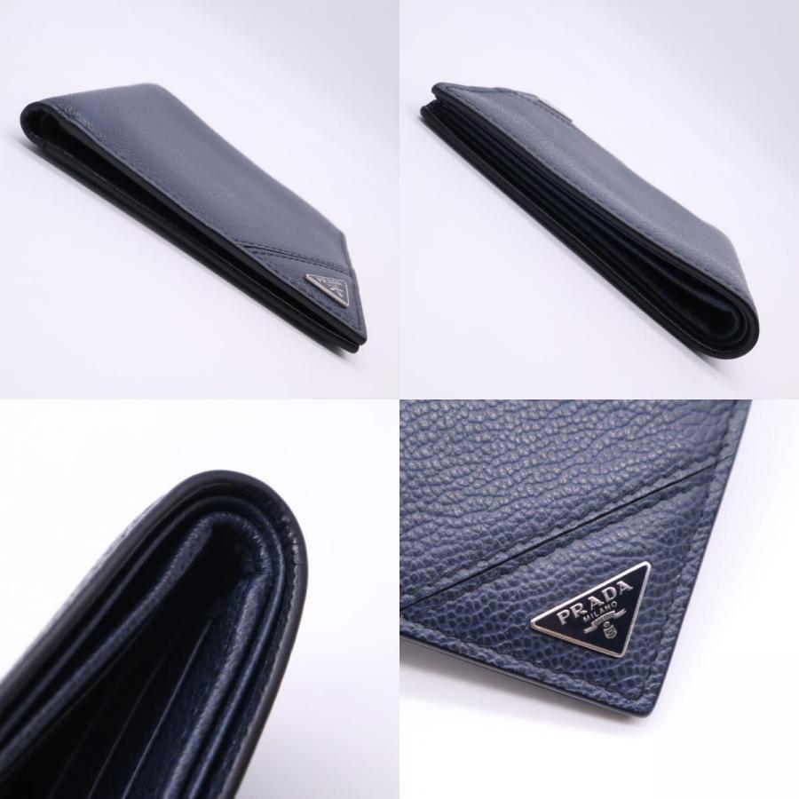 ★3日以内返品可★  PRADA プラダ ヴィッテロダイノ トライアングルロゴ 二つ折り財布 2MO513 二つ折り財布 | PRADA | 07