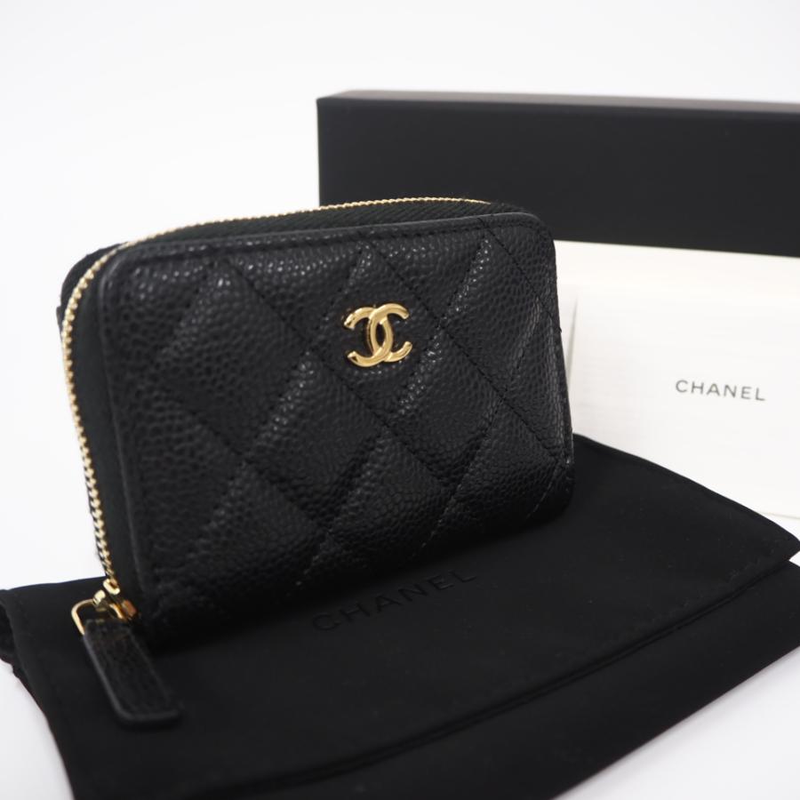 ★3日以内返品可★ 極美品 CHANEL シャネル マトラッセ ココマーク コインケース AP0216 コインケース ブラック | CHANEL