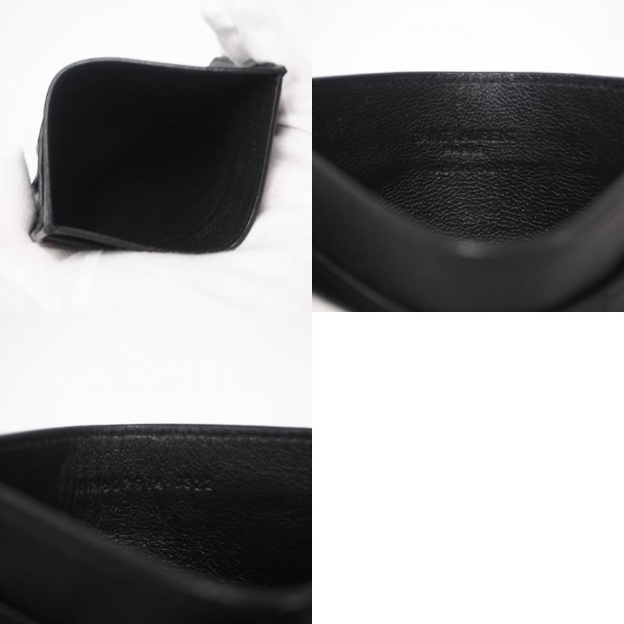 ★3日以内返品可★ 極美品 SAINT LAURENT PARIS サンローランパリ サンローランパリロゴ カードケース |  | 09