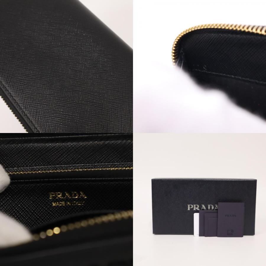 PRADA（プラダ） ☆3日以内返品可☆ 極美品 サフィアーノ ロゴ ジップ