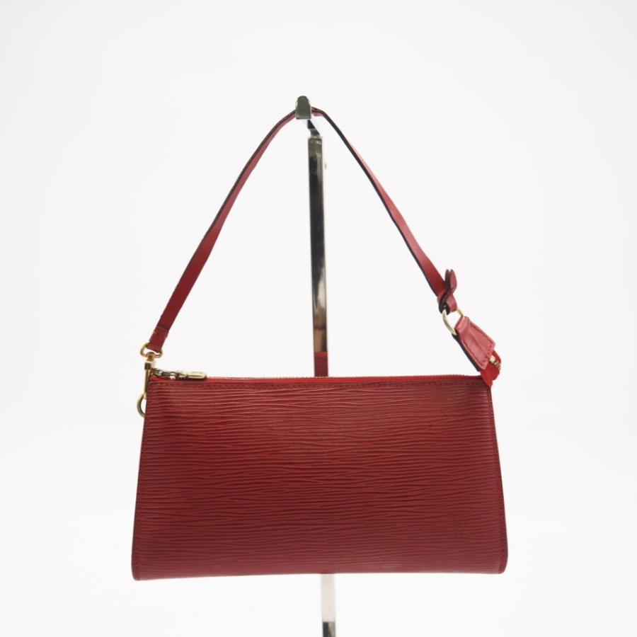 ★3日以内返品可★ LOUIS VUITTON ルイ ヴィトン M52947 モノグラム ポシェット アクセソワール カスティリアンレッド ハンドバッグ LOUIS VUITTON（ルイ・ヴィトン） ☆3日以内返品可☆ ルイ ヴィトン