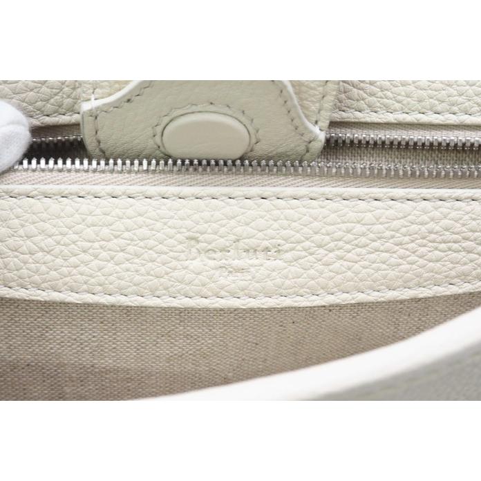 ★３日以内返品可★ BERLUTI ベルルッティ トゥジュール ミニ トワル マルブフ  ホワイト ベージュ 2WAYバッグ 極美品 Berluti（ベルルッティ） ☆3日以内返品可☆ トゥジュール ミニ