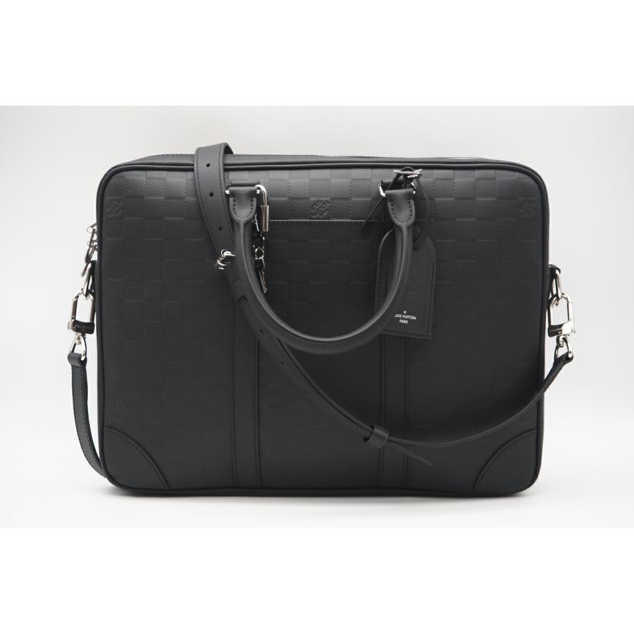 ☆安心の3大保証☆ Aランク ≪LOUIS VUITTON ルイ ヴィトン/ビジネスバッグ≫ N40444 ダミエ アンフィニ ポルトドキュマンヴォワヤージュ ブラック LOUIS VUITTON（ルイ・ヴィトン） ☆安心の3大保証☆ Aランク ≪LOUIS