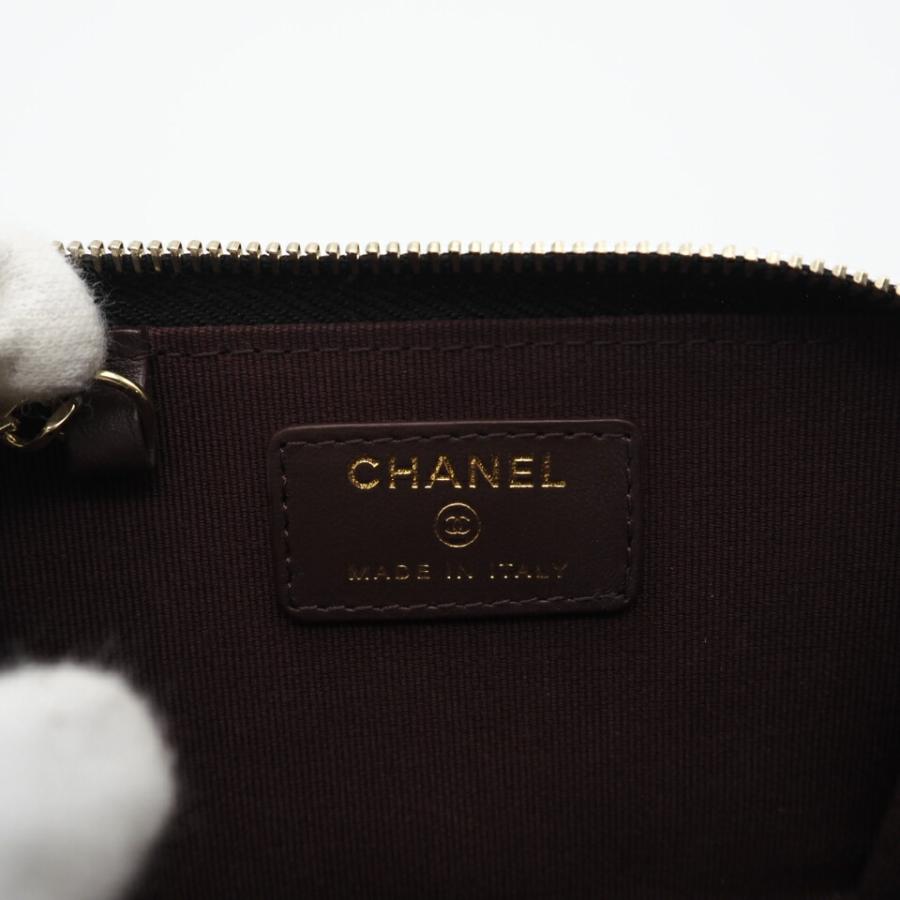 ★3日以内返品可★ CHANEL シャネル AP0221 キャビアスキン ココマーク マトラッセ ブラック L字ファスナーケース 美品 CHANEL（シャネル） ☆3日以内返品可☆ AP0221 キャビアスキン ココ