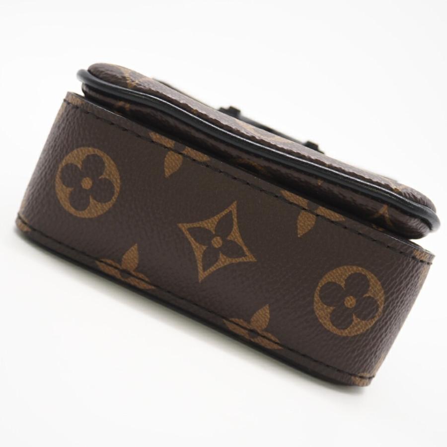 ★3日以内返品可★ LOUIS VUITTON ルイ ヴィトン M81522 マカサー Sロック ヴェルティカル ウォレット ブラウン ショルダーバッグ 美品 LOUIS VUITTON（ルイ・ヴィトン） ☆3日以内返品可☆ ルイ ヴィトン