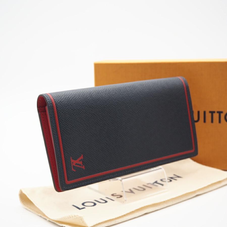 ★３日以内返品可★ LOUIS VUITTON ルイ ヴィトン M63434 タイガ ポルトフォイユ ブラザ ブルーマリーヌ 長財布 LOUIS VUITTON（ルイ・ヴィトン） ☆3日以内返品可☆ ルイ ヴィトン