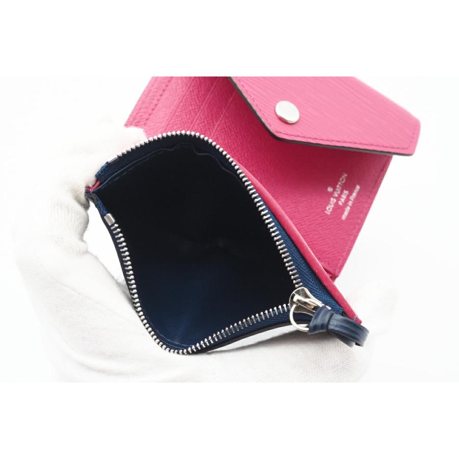 ルイヴィトン 財布 ヴィクトリーヌ エピ ピンク 三つ折り財布