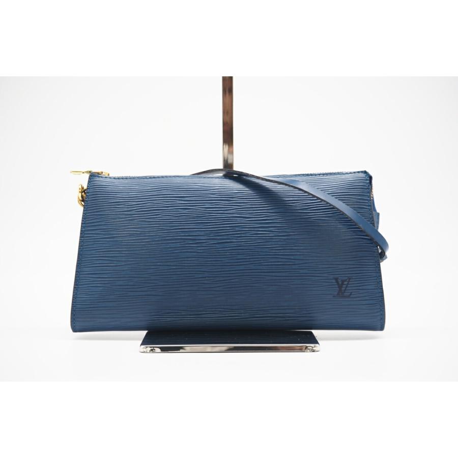 LOUIS VUITTON エピ ポシェットアクセソワール ジャンク品 ブルー LOUIS VUITTON ☆3日以内返品可☆ ルイ ヴィトン M52945 エピ