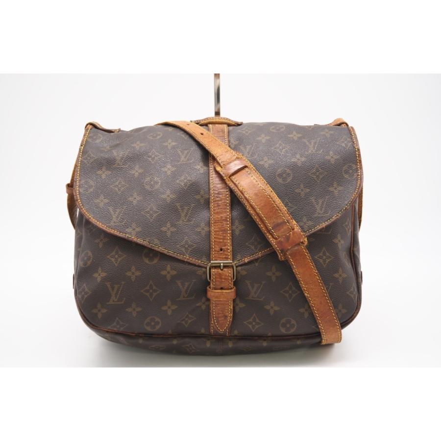 ★３日以内返品可★ LOUIS VUITTON ルイ ヴィトン M42254 モノグラム ソミュール35 ブラウン バッグ LOUIS VUITTON（ルイ・ヴィトン） ☆3日以内返品可☆ ルイ ヴィトン