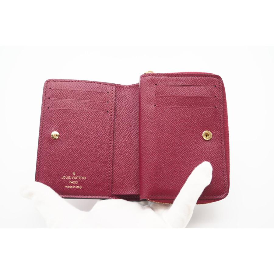極美品 ルイヴィトン M82377 モノグラム ポルトフォイユ ルー フューシャ ルイヴィトン モノグラム ポルトフォイユ・ルー フィーシャ 財布 M82377