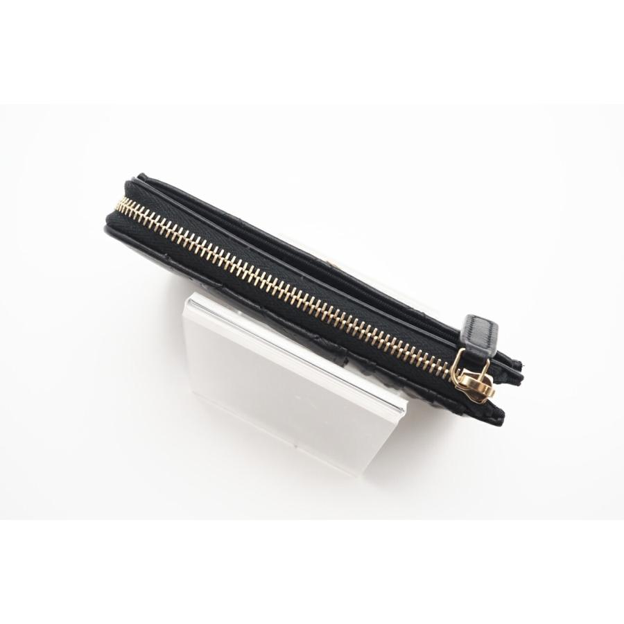 ★３日以内返品可★ CHANEL シャネル AP4180 ラムスキン マトラッセ ブラック L字ファスナーカードケース CHANEL（シャネル） ☆3日以内返品可☆ AP4180 ラムスキン マトラッセ