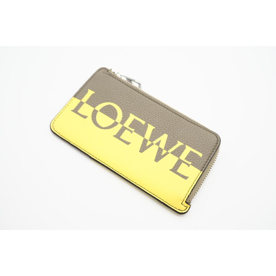 ★３日以内返品可★ LOEWE ロエベ C314Z40X02 レザー イエロー カーキ シグネチャー フラグメントケース ケース LOEWE（ロエベ） ☆3日以内返品可☆ C314Z40X02 レザー イエロー