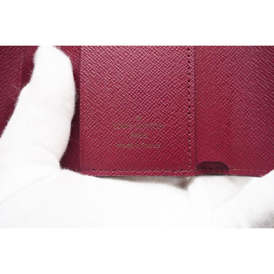 ルイヴィトン モノグラム ポルトフォイユゾエ フューシャ M62932 LOUIS VUITTON（ルイ・ヴィトン） LV モノグラム フューシャ
