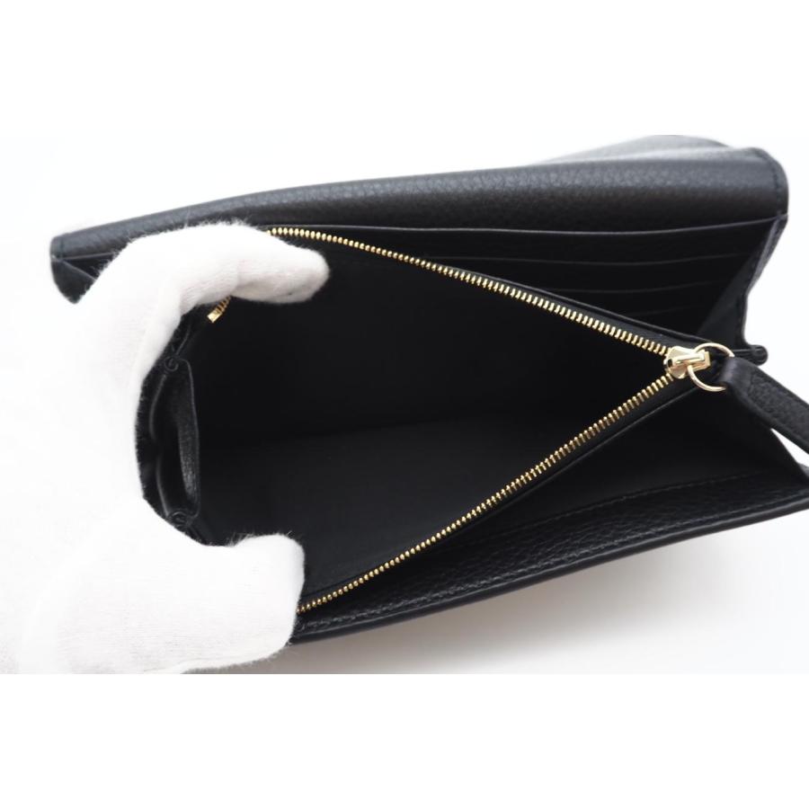 ★3日以内返品可★ GUCCI グッチ 815922 GGエンブレム レザー コンチネンタルウォレット ブラック 財布 GUCCI（グッチ） ☆3日以内返品可☆ 815922 GGエンブレム レザー