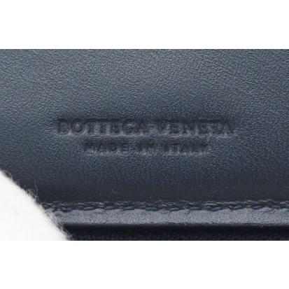 Bottega Veneta ラウンドファスナー ネイビー イントレチャート BOTTEGA VENETA ボッテガヴェネタ ラウンドファスナー長財布