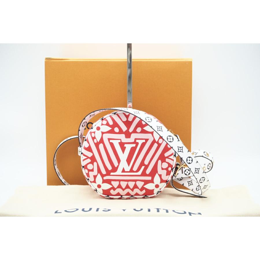 ☆安心の3大保証☆ Aランク ≪LOUIS VUITTON ルイ ヴィトン/ショルダーバッグ≫ M45364 LVクラフティ ボワットシャポースープル レッド ホワイト LOUIS VUITTON（ルイ・ヴィトン） ☆安心の3大保証☆ Aランク ≪LOUIS