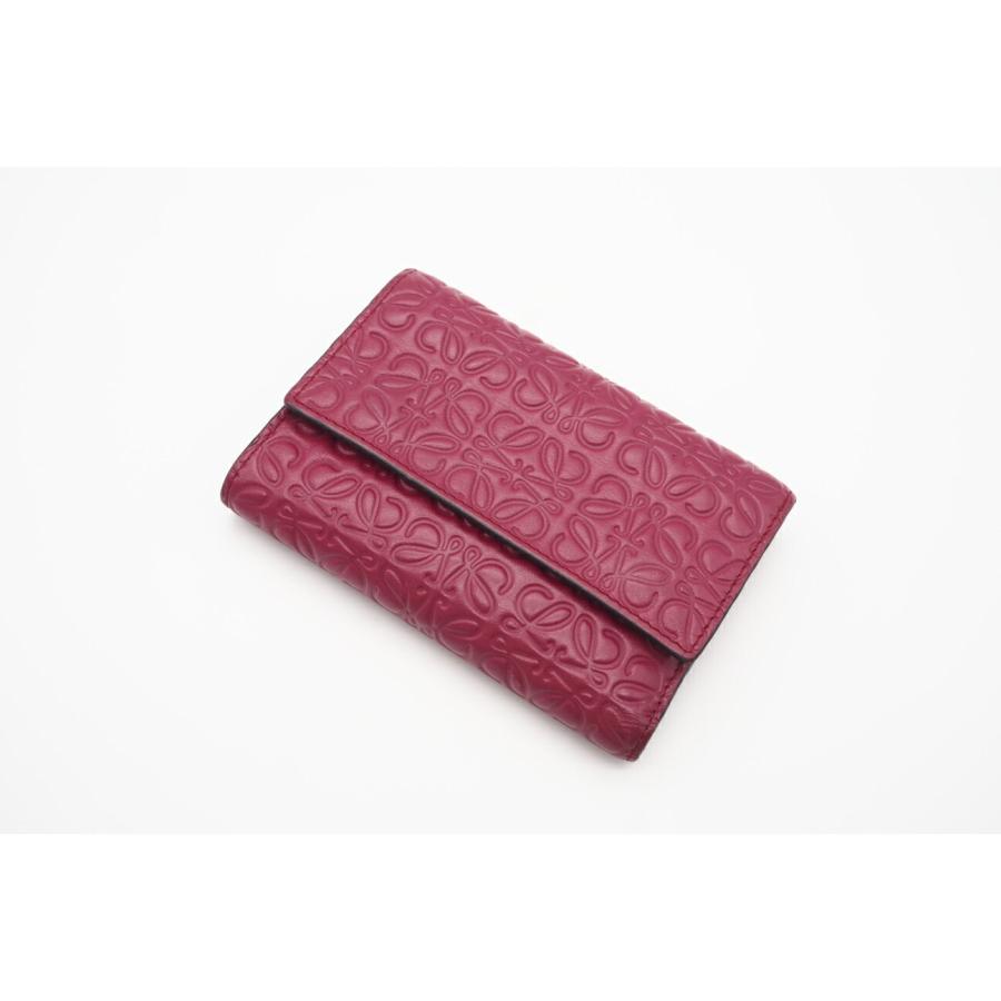 ☆安心の3大保証☆ Bランク ≪LOEWE ロエベ/三つ折り財布≫ C499S97X04