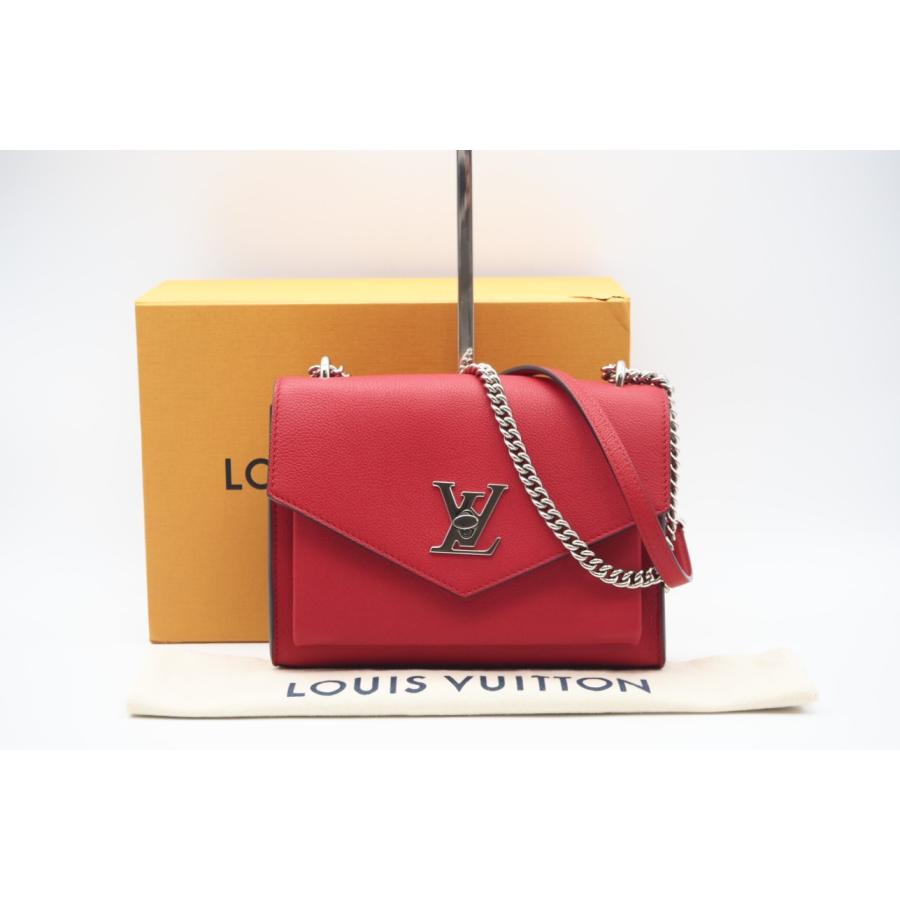 ☆安心の3大保証☆ Aランク ≪LOUIS VUITTON ルイ ヴィトン/ショルダーバッグ≫ M51419 マイロックミーBB レッド シルバー 極美品 送料無料 LOUIS VUITTON（ルイ・ヴィトン） ☆安心の3大保証☆ Aランク ≪LOUIS