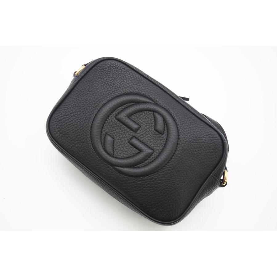 GUCCI ショルダーバッグ ソーホー ミニディスコバッグ ブラック Aランク
