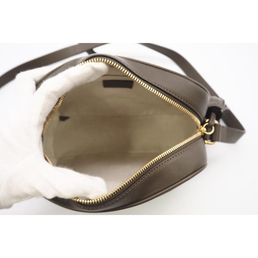☆安心の3大保証☆  Aランク ≪GUCCI グッチ/ショルダーバッグ≫ 742360 ブロンディ レザー スモール レザー カーキ ロゴ 未使用品 送料無料 ☆安心の3大保証☆ Aランク ≪GUCCI グッチ/ショルダーバッグ≫ 742360
