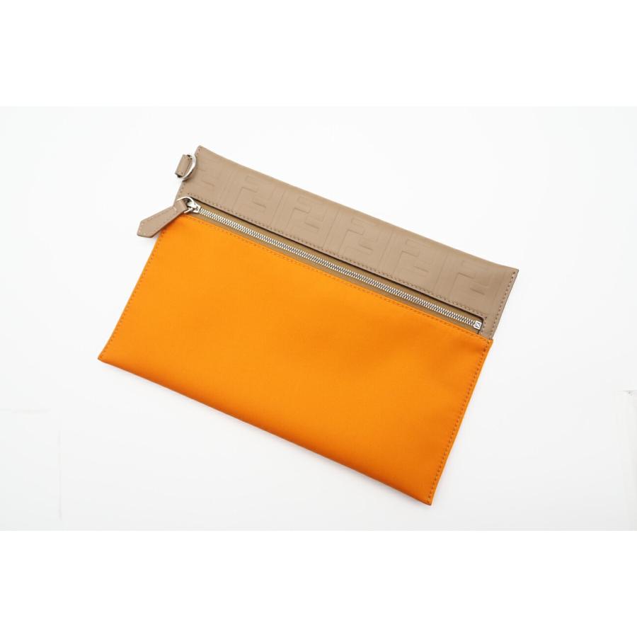 美品　FENDI （フェンディ） ズッキーノバッグ/クラッチ オレンジ 楽天市場】【大特価SALE】FENDI （フェンディ） ｽﾞｯｷｰﾉ ﾎﾟｰﾁ バッグ