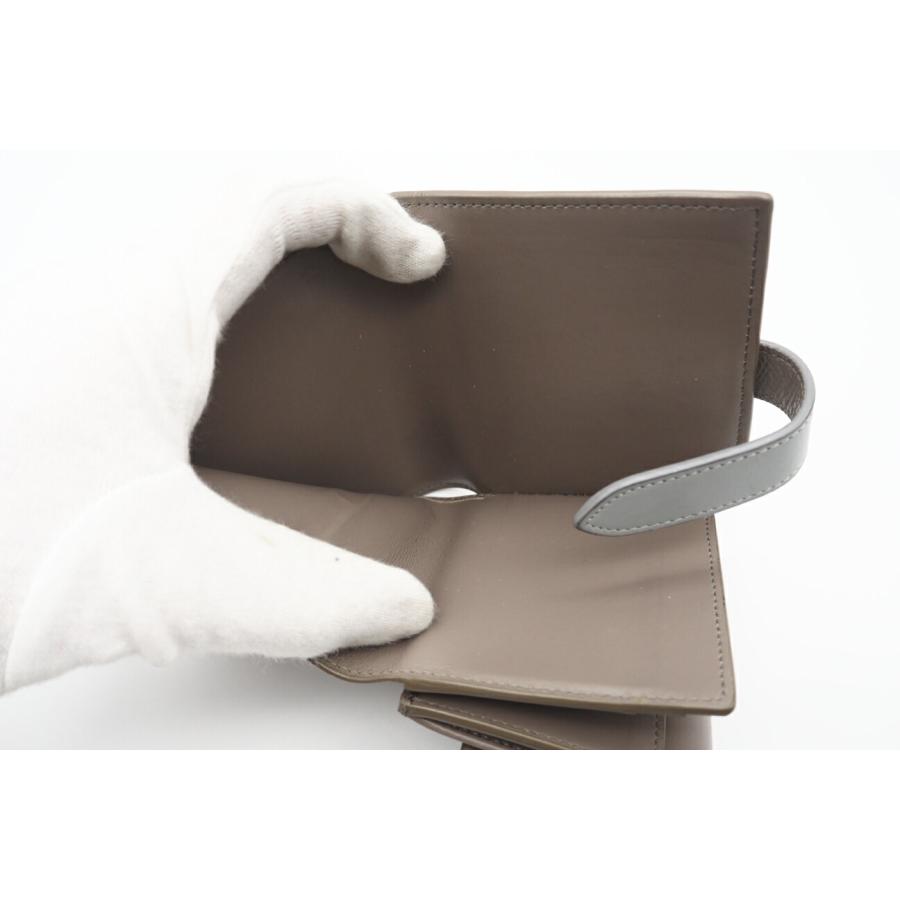 ☆安心の3大保証☆ Bランク ≪CELINE セリーヌ/二つ折り財布≫ 10H263BRU.10PI グレインドカーフスキン ミディアム ストラップウォレット バイカラー CELINE（セリーヌ） ☆安心の3大保証☆ Bランク ≪CELINE セリーヌ/二