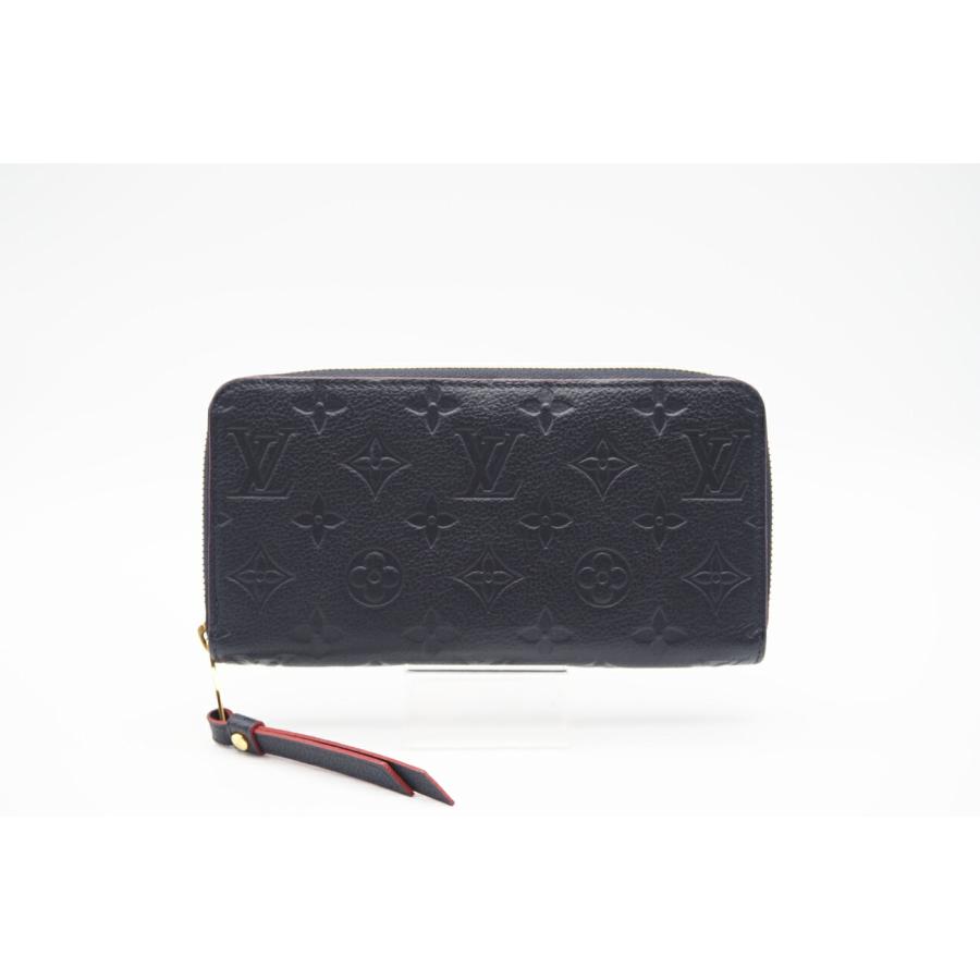☆安心の3大保証☆ ABランク ≪LOUIS VUITTON ルイ ヴィトン/ジッピー ウォレット≫ M62121 モノグラム アンプラント マリーヌルージュ ネイビー レッド LOUIS VUITTON（ルイ・ヴィトン） ☆安心の3大保証☆ ABランク ≪LOUIS