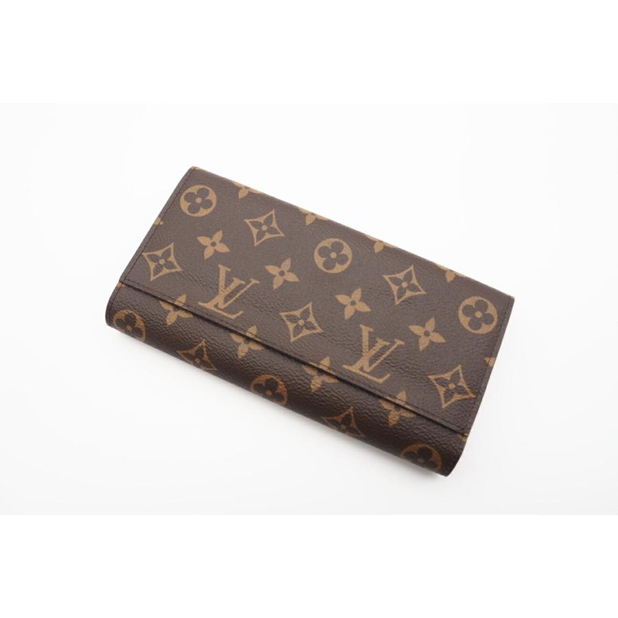 ☆安心の3大保証☆ Aランク ≪LOUIS VUITTON ルイ ヴィトン/二つ折り長財布≫ M62234 モノグラム ポルトフォイユ サラ フューシャ ブラウン レッド LOUIS VUITTON（ルイ・ヴィトン） ☆安心の3大保証☆ Aランク ≪LOUIS