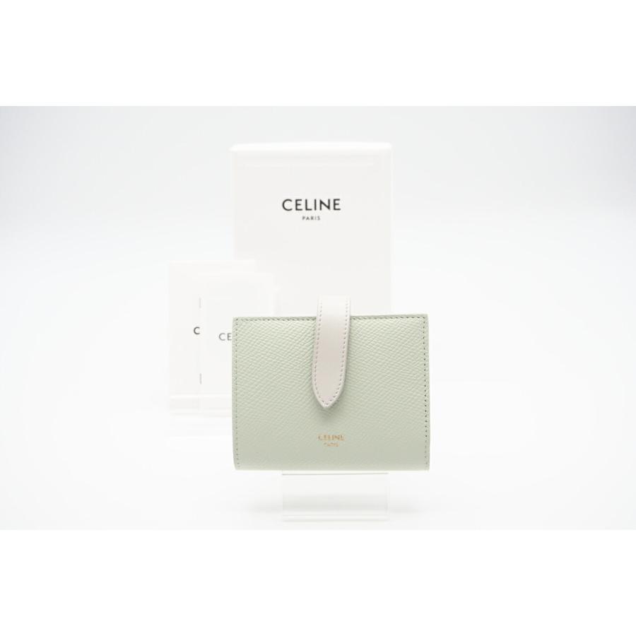 CELINEミディアム ストラップウォレット / グレインドカーフスキン