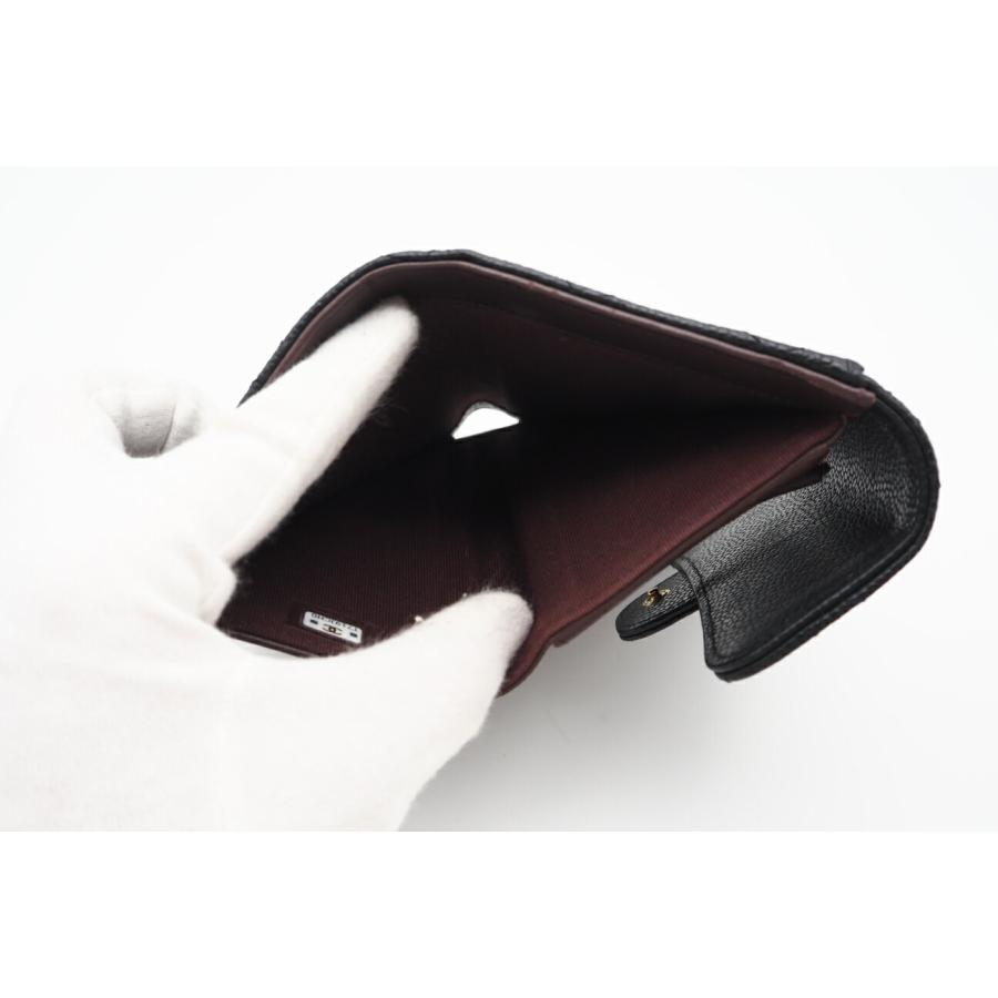 む*ん様 CHANEL ブラック 三つ折り財布　ウォレット AP0232 CHANEL（シャネル） ☆3日以内返品可☆ AP0232 マトラッセ ミディアム