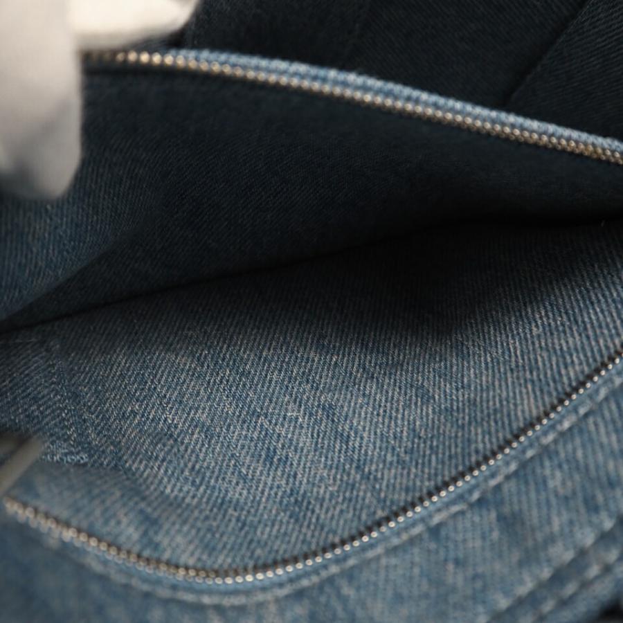 ★3日以内返品可★ BOTTEGA VENETA ボッテガ ヴェネタ 710188 マキシイントレチャート デニム ブルー ショルダーバッグ 美品 ☆3日以内返品可☆ BOTTEGA VENETA ボッテガ ヴェネタ 710188 マキシ