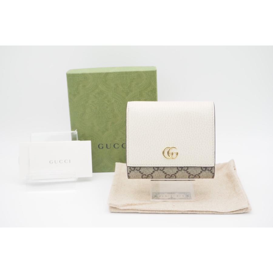 ☆安心の３大保証☆ ABランク ≪GUCCI グッチ/二つ折り財布≫ 598587