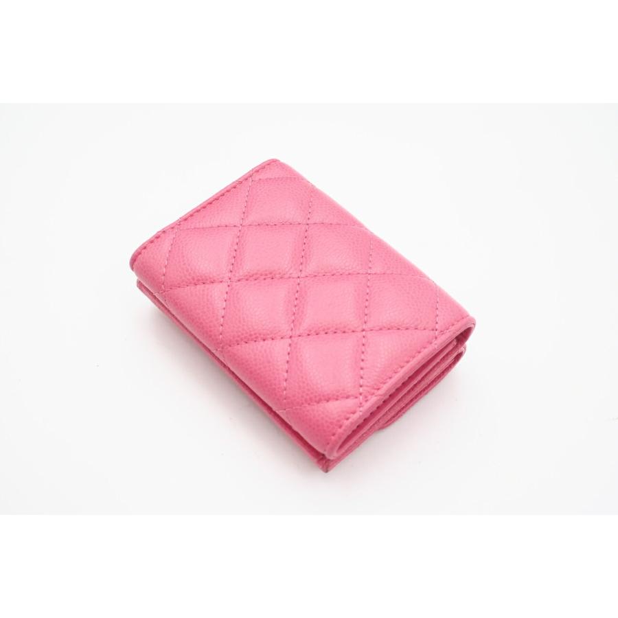 ☆安心の3大保証☆ ABランク ≪CHANEL シャネル /三つ折り財布 