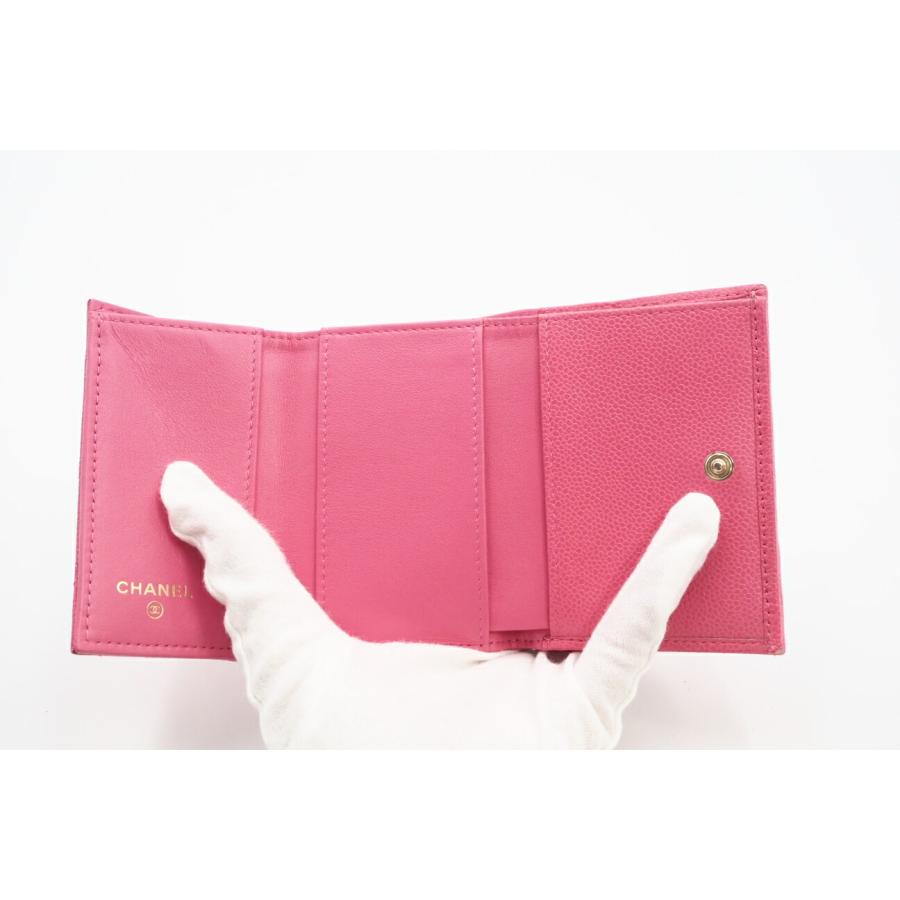 CHANEL ☆安心の3大保証☆ ABランク ≪CHANEL シャネル /三つ折り財布  
