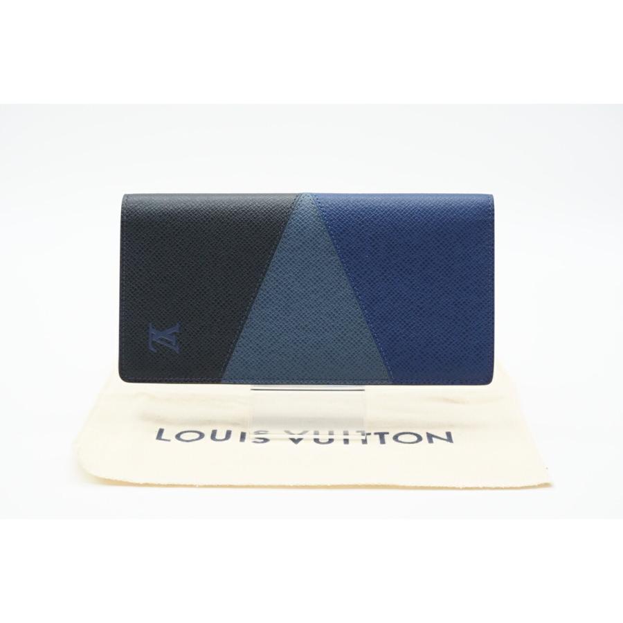 ルイヴィトン　2つ折財布　タイガ　ポルトフォイユブラザ　ブルー　超美品 楽天市場】【新品】 ルイヴィトン 長財布 ポルトフォイユ ブラザ