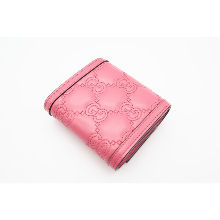 GUCCI マトラッセ カードケースウォレット ピンク