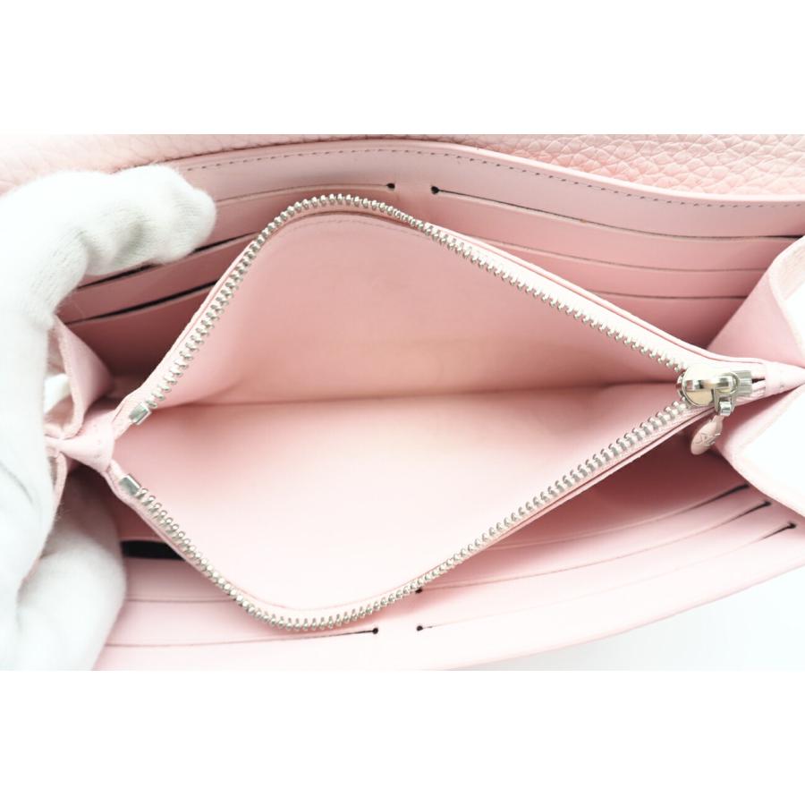 ☆安心の3大保証☆ Bランク ≪LOUIS VUITTON ルイ ヴィトン/二つ折り長財布≫ M69806 トリヨン ポルトフォイユ カプシーヌ バブルガムピンク