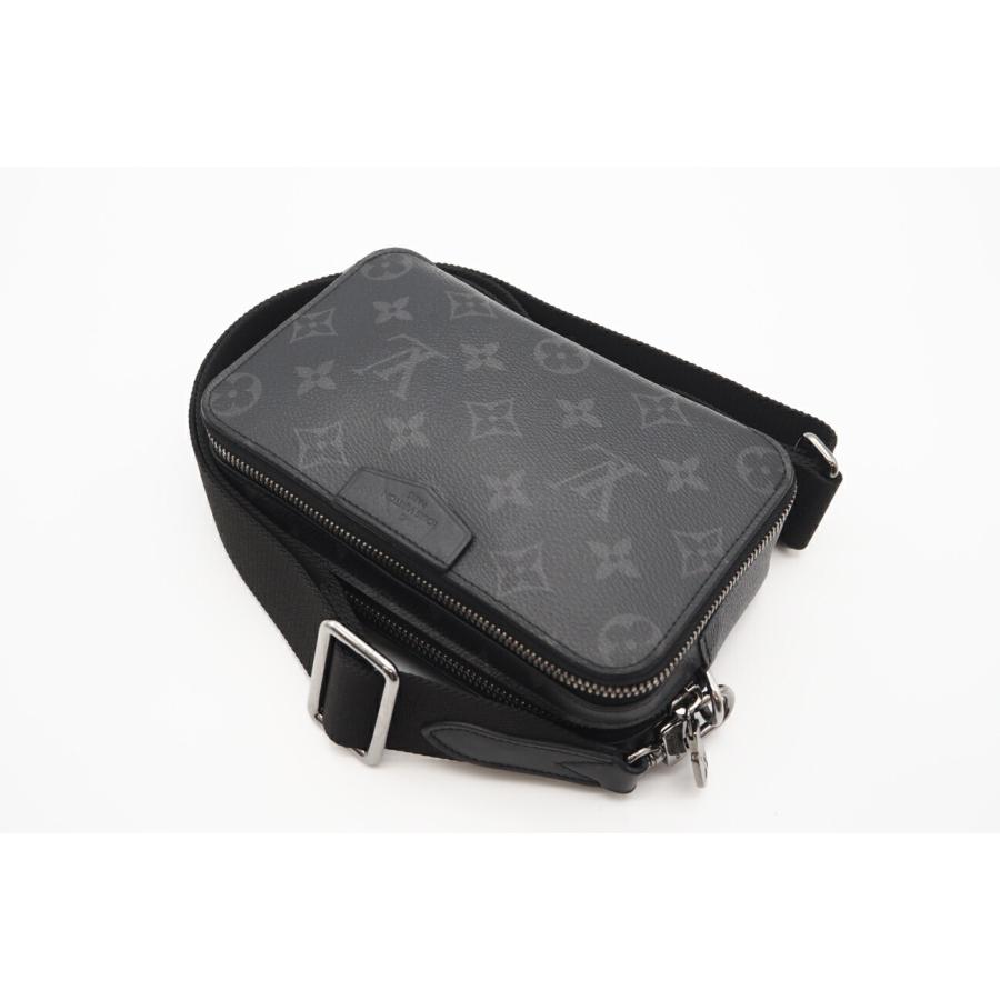 ★３日以内返品可★ LOUIS VUITTON ルイ ヴィトン M81260 エクリプス アルファ ウエアラブル ウォレット ブラック グレー バッグ LOUIS VUITTON（ルイ・ヴィトン） ☆3日以内返品可☆ ルイ ヴィトン