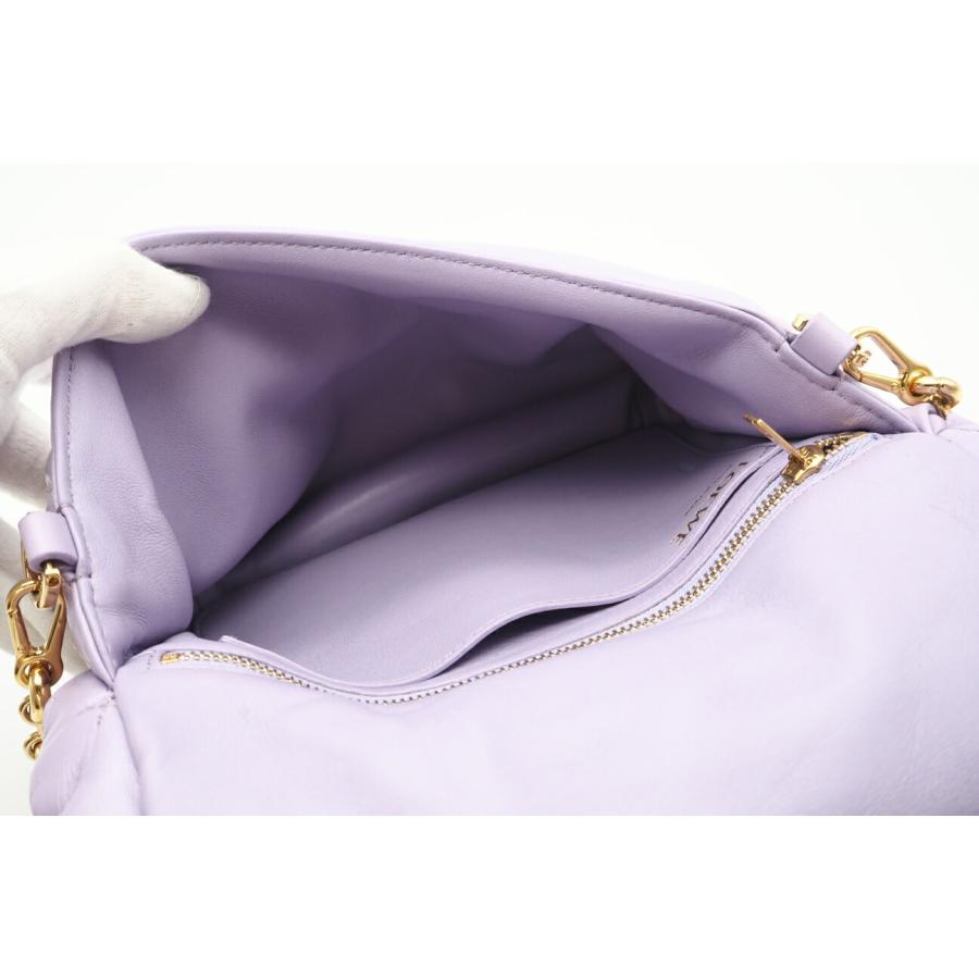 ★３日以内返品可★ LOEWE ロエベ A896P41X14 ラムスキン パファー ゴヤバッグパープル パープル バッグ LOEWE（ロエベ） ☆3日以内返品可☆ A896P41X14 ラムスキン パファー